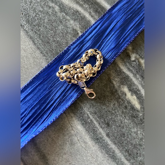 Ultrafine Sterling Silver 999 Rolo Chain Bracelet - Picture 5 of 9